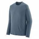 Patagonia Ms L/S Cap Cool Merino Blend Shirt - utility blue S