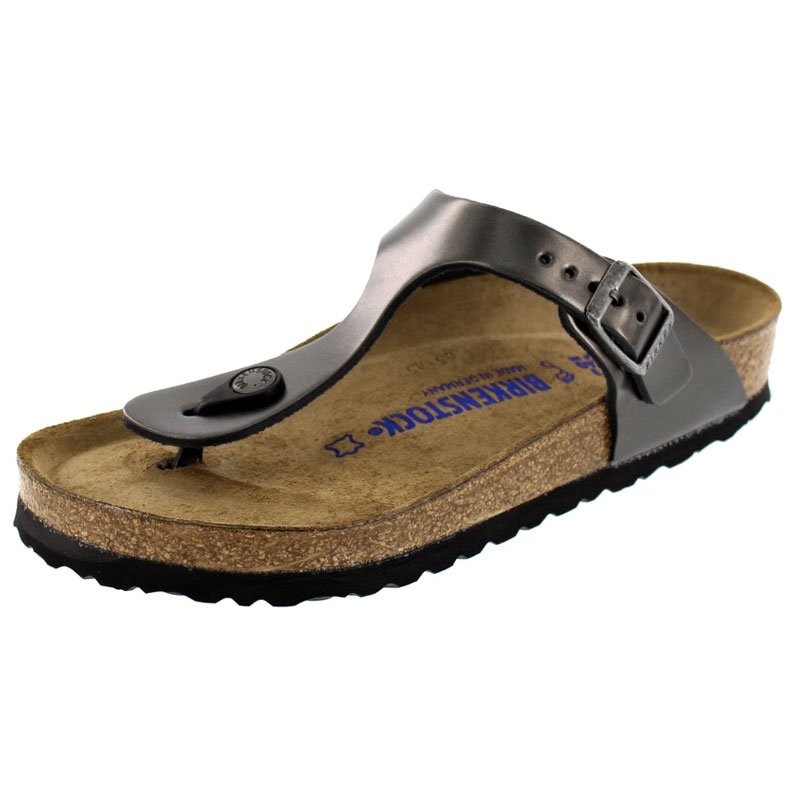 birkenstock gizeh weichbettung pecan