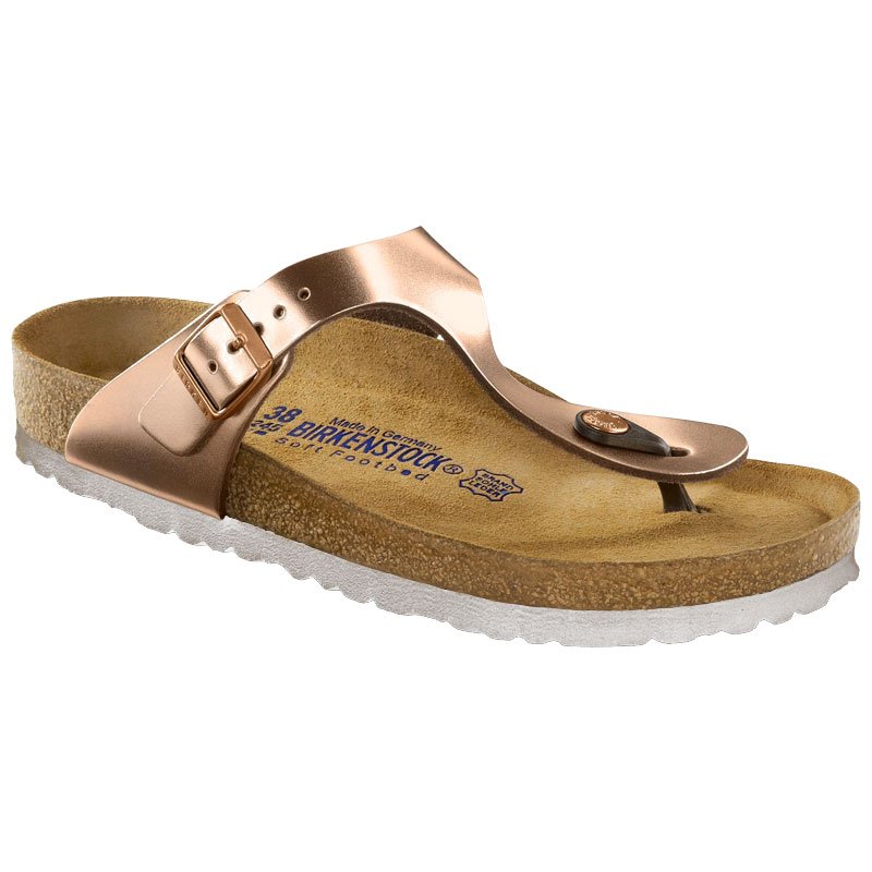 birkenstock gizeh weichbettung pecan