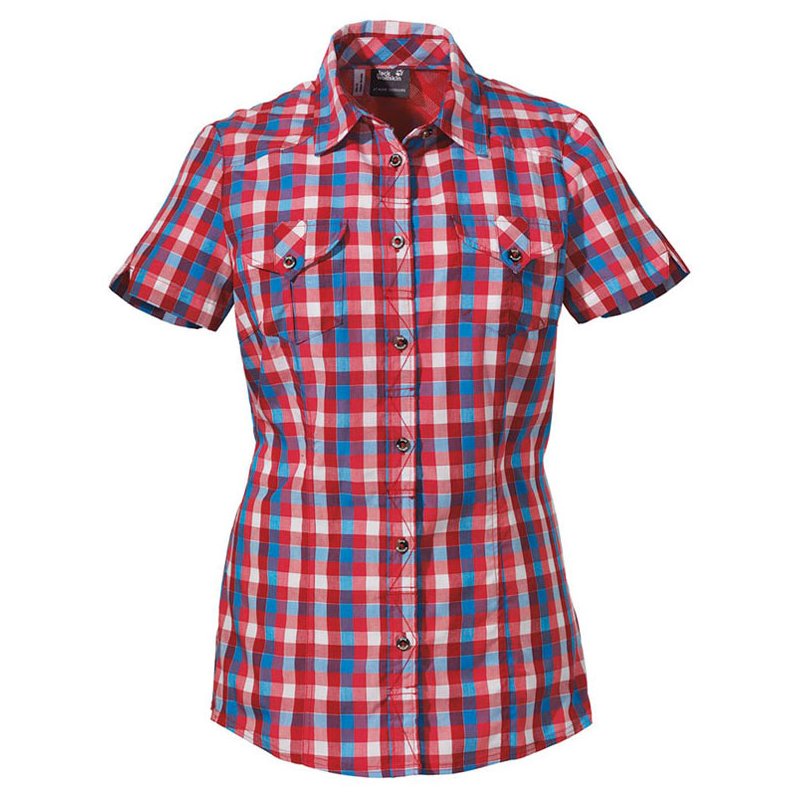 Wolfskin Faro Shirt Women Funktionsbluse kurzarm Damen, 49,95 &e