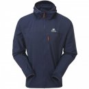 Mountain Equipment Aerofoil Full Zip Mens Jacket - extrem leichte Softshelljacke/Windbreaker Herren mit Kapuze blue nights 54-56 / XL