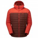 Mountain Equipment Particle Hooded Jacket- Thermojacke Herren firedbrick cardinal XXL