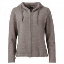 Mufflon Kalea W50 - Jacke aus Merinowolle mit Kapuze fr Damen stone L / 42