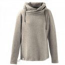 Mufflon Kusa W50 - Pullover mit Oversize-Kapuze Damen stone XL / 44