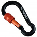 Munkees Pear Shape Carabiner Screw Lock -...