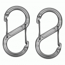Origin OUTDOORS Aluminium-Zubehrkarabiner 2 Stck