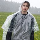 Origin OUTDOORS transparenter Festival-Poncho/Notfall-Poncho