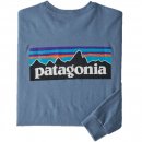 Patagonia Mens Long-Sleeved P-6 Logo Responsibili-Tee -...