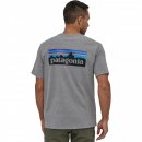 Patagonia Mens P-6 Logo Organic Cotton T-Shirt -...