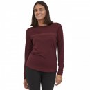 Patagonia Womens Long-Sleeved Capilene Cool Merino Graphic Shirt - Merinowolle Langarmshirt Damen