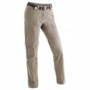maier sports Inara slim zip Women - Zipp-Off Wanderhose Damen feather grey 20