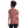 Icebreaker Wmns Tech Lite II Short Sleeve Scoop Tee 1000 Footsteps - Merinowolle Kurzarmshirt Damen mit Print, 150 g/m