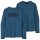 Patagonia Mens Long-Sleeved Capilene Cool Daily Graphic Shirt Waters - schnell trocknendes Langarmshirt Herren