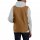 carhartt Washed Duck Sherpa Lined Mock Neck Vest - strapazierfhige Arbeitsweste/Outdoorweste Herren mit Fleecefutter
