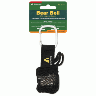 COGHLANS Bear Bell - Bärenglocke/Warnglocke mit magnetisiertem Packsack silber