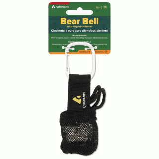 COGHLANS Bear Bell - Brenglocke/Warnglocke mit magnetisiertem Packsack silber