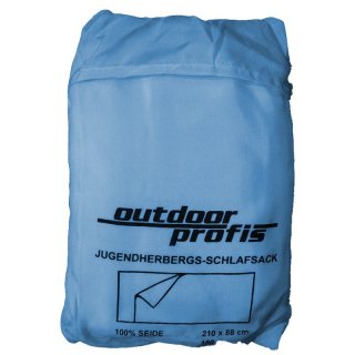 Cocoon Jugendherbergs- und Httenchlafsack Seide blau