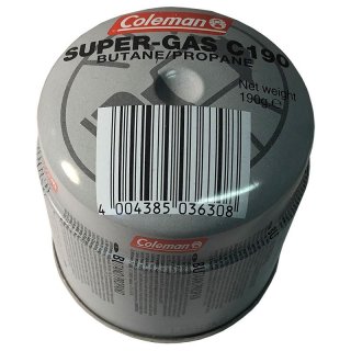 Coleman Super Gas C190 - Stechgaskartusche, 190 g