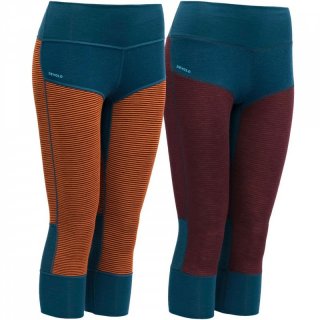 DEVOLD Tuvegga Merino 3/4 Longs Wmn - 3/4 Merinowoll-Unterhose Damen flame S / 38