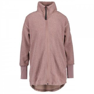 Didriksons Sally Wns FZ 2 - warme, flauschige Fleecejacke Damen faded wine 40