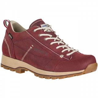 DOLOMITE Cinquantaquattro Low FG GTX - wasserdichte flache Allroundschuhe Damen burgundy red 39.5 EU / 6 UK