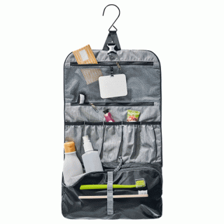 Deuter Wash Bag II faltbarer Kulturbeutel black