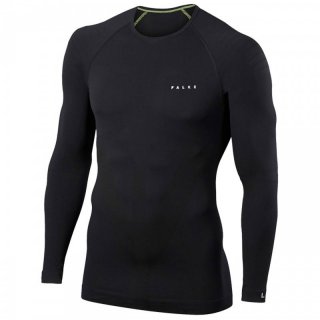 FALKE Ergonomic Sport System Underwear Longsleeved Shirt Men | Langarm-Funktionsunterhemd Herren schwarz M