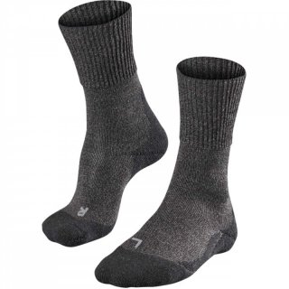 FALKE TK1 Wool Wandersocken Herren mit Merinowolle smog 42-43