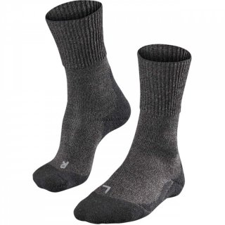 Falke TK1 Wool Wandersocken Herren mit Merinowolle smog 42-43