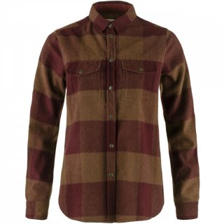 Fjllrven Canada Shirt Women - Langarm-Flanellbluse Damen mit Wolle