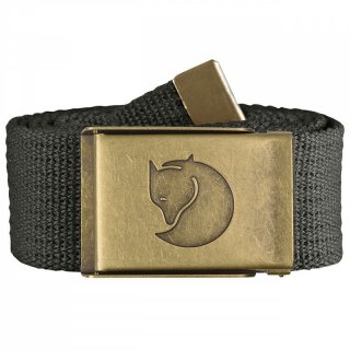 Fjllrven Canvas Brass Belt - robuster Gewebegrtel Messingschnalle mountain grey