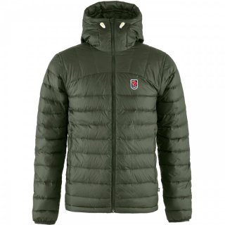 Fjllrven Expedition Pack Down Hoodie Mens - leichte Daunenjacke Herren mit Kapuze deep forest 50 / M
