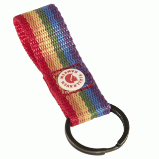 Fjllrven Knken Keyring - Schlsselanhnger mit Gurtband rainbow
