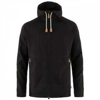 Fjllrven vik Fleece Hoodie - Fleecejacke Herren mit Kapuze black L