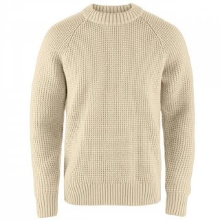 Fjllrven vik Waffle Knit M - Pullover Herren light beige L
