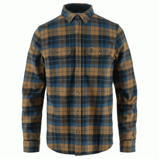 Fjllrven Singi Heavy Flannel Shirt Men - Herren autumn leaf/dark navy L