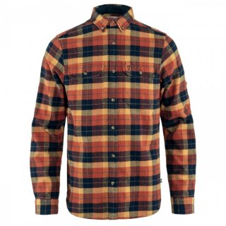 Fjllrven Singi Heavy Flannel Shirt Men - warmes Langarm-Flanellhemd Herren super grey/stone grey XL