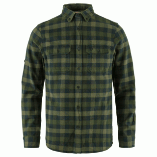Fjällräven Skog Shirt Men - warmes Langarm-Flanellhemd Herren deep forest-laurel green XL