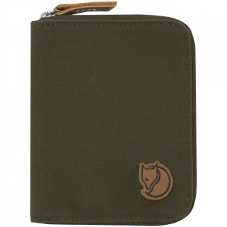 Fjllrven Zip Wallet - Geldbrse/Brieftasche/Portemonnaie dark olive