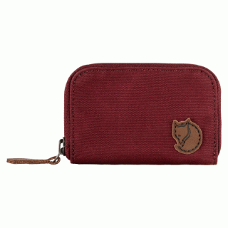 Fjallraven Zip Card Holder - Mini-Brieftasche fr Kreditkarten bordeaux red