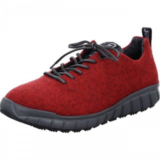 Ganter EVO H - Merinowoll-Sneaker Damen Weite H breit red antrazit 38.5 - 5.5 UK