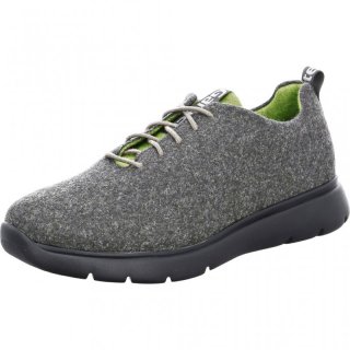 Ganter Gisi Vario - Merinowoll-Sneaker/Freizeitschuhe Unisex, normale Weite graphit-kiwi 38 2/3 - 5.5 UK
