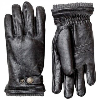 HESTRA Utsj - Echtleder-Winterhandschuhe Unisex schwarz 8