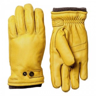 HESTRA Utsj - Echtleder-Winterhandschuhe Unisex natural yellow 10