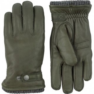 HESTRA Utsj - Echtleder-Winterhandschuhe Unisex dark forest 8