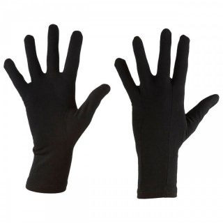 Icebreaker Unisex Oasis Glove Liners - dnne Merinowolle Handschuhe black XS