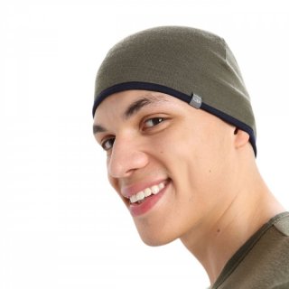 Icebreaker Pocket Hat - Merinowollmtze zum Wenden loden / midnight