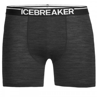 Icebreaker Underwear Mens Anatomica Boxers - Merinowolle Boxershorts Herren jet heather L