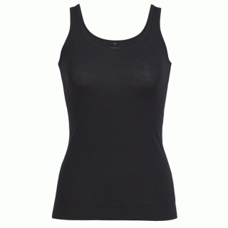 Icebreaker Wmns Siren Tank - Merinowolle Unterhemd Damen black XL