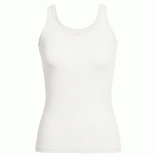 Icebreaker Wmns Siren Tank - Merinowolle Unterhemd Damen snow XL
